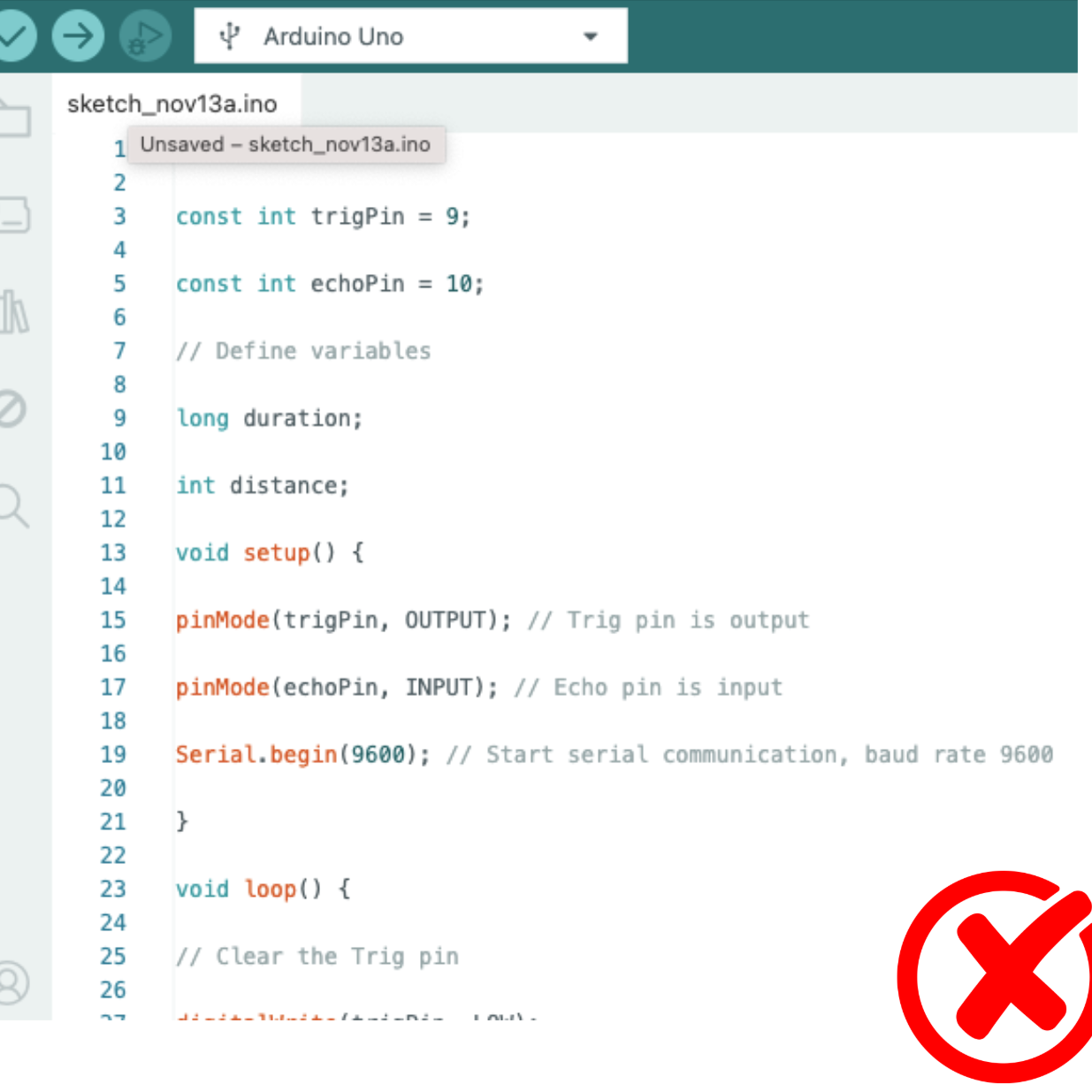 Tried code 2, but it failed.
